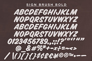 Sign Brush Bold | Display Type, a Script Font by StudioWorks (Thumbnail 2 of 8)