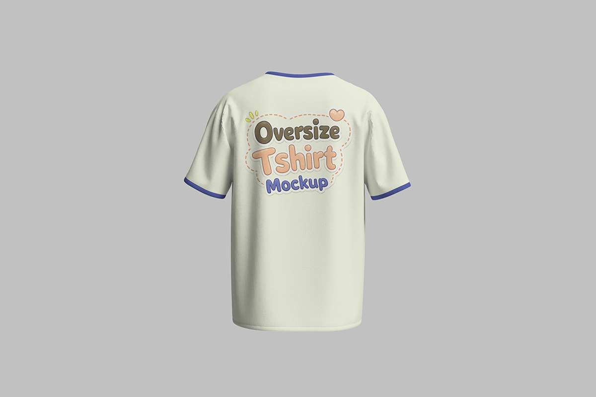 Oversize T Shirt Mockup for Fashion, a Shirt Mockup by My Code Std (Photo 4 of 5)