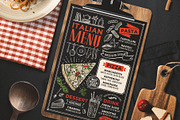 FREE! Trifold + Italian Food Menu, a Brochure Template by BarcelonaShop (Thumbnail 3 of 4)