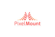 Pixel Mount Letter M Logo Template, a Branding & Logo Template by Graplick (Thumbnail 2 of 2)