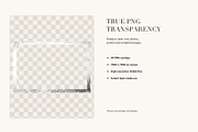 25 Vintage Distressed PNG Frames, an Object Graphic by vovan (Thumbnail 4 of 6)