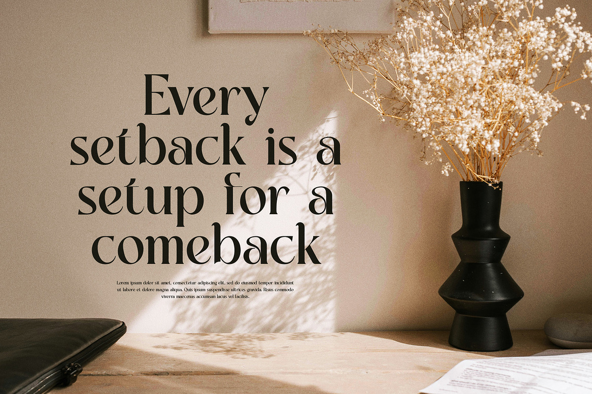 Safira Modern Serif Font, a Serif Font by Perfectype (Photo 2 of 8)