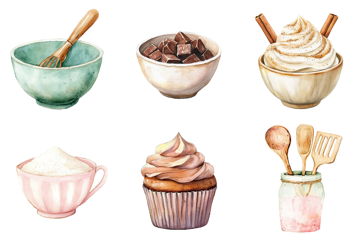 Neutral Baking Clipart, an Illustration by CitraGraphics (Photo 3 of 5)