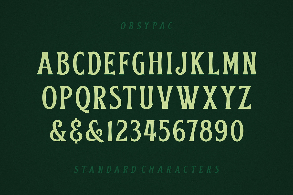 Obsypac | Vintage Serif, a Serif Font by Twicolabs Fontdation (Photo 6 of 9)