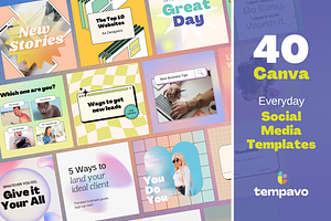 Everyday Social Media Canva Template