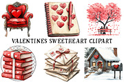 Valentines Sweetheart Clipart, an Illustration by OK Design (Thumbnail 2 of 6)
