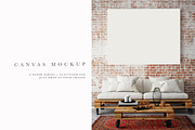 Canvas Mockup #184 PSD+Smart Object, a Print Template by Kzara Visual Concepts (Thumbnail 1 of 3)