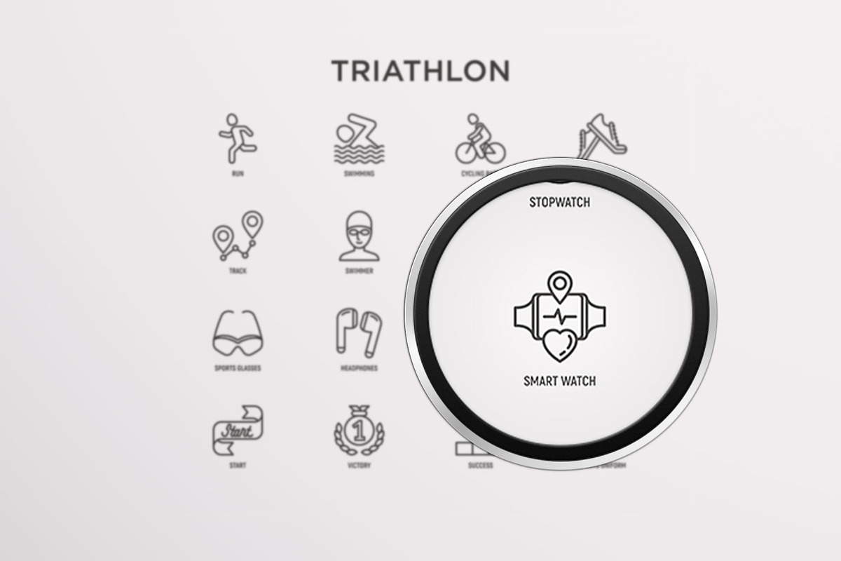 Triathlon | 16 Thin Line Icons Set, an Outline Icon by Alex Blogoodf (Photo 10 of 11)