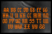 MALAGA Blackletter Typeface Font, a Blackletter Font by dansdesign (Thumbnail 2 of 8)