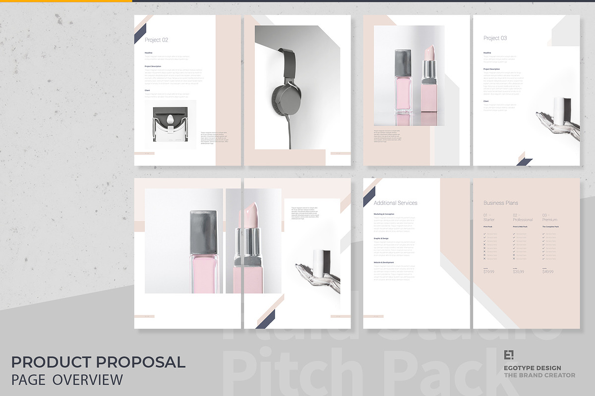 Calm Proposal, a Brochure Template by Egotype (Photo 2 of 25)