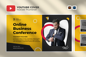 Creative Youtube Thumbnail Template, a Social Media Template by hekenostudio