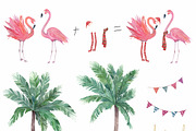 Watercolor Tropical Christmas, a Graphic by Natikka Art (Thumbnail 3 of 5)