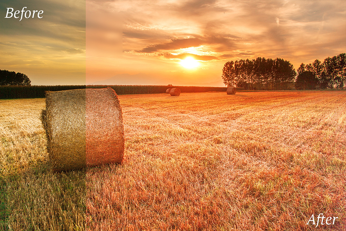 25 Sunset Lr Presets, an Action Add-On by ArtPlanet