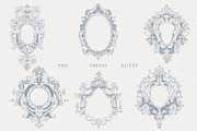 Baroque fine art clipart collection, an Illustration by Sensual Art (Thumbnail 3 of 12)