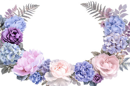 Purple and pink floral mix, a Photo by Beautiful things