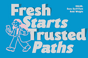 Kalua Bold Sans Serif, a Sans Serif Font by Letterhend Studio (Thumbnail 11 of 11)