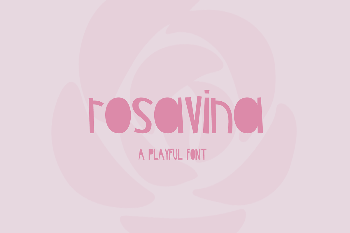 Rosavina Sans, a Handwritten Font by Beck McCormick (Photo 1 of 10)