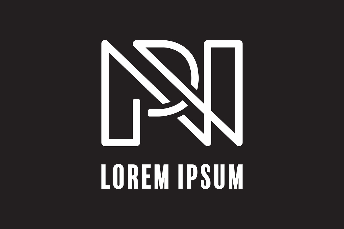 Logo Design Line Art Letters P and N, a Branding & Logo Template by Saba Vector (Photo 1 of 3)