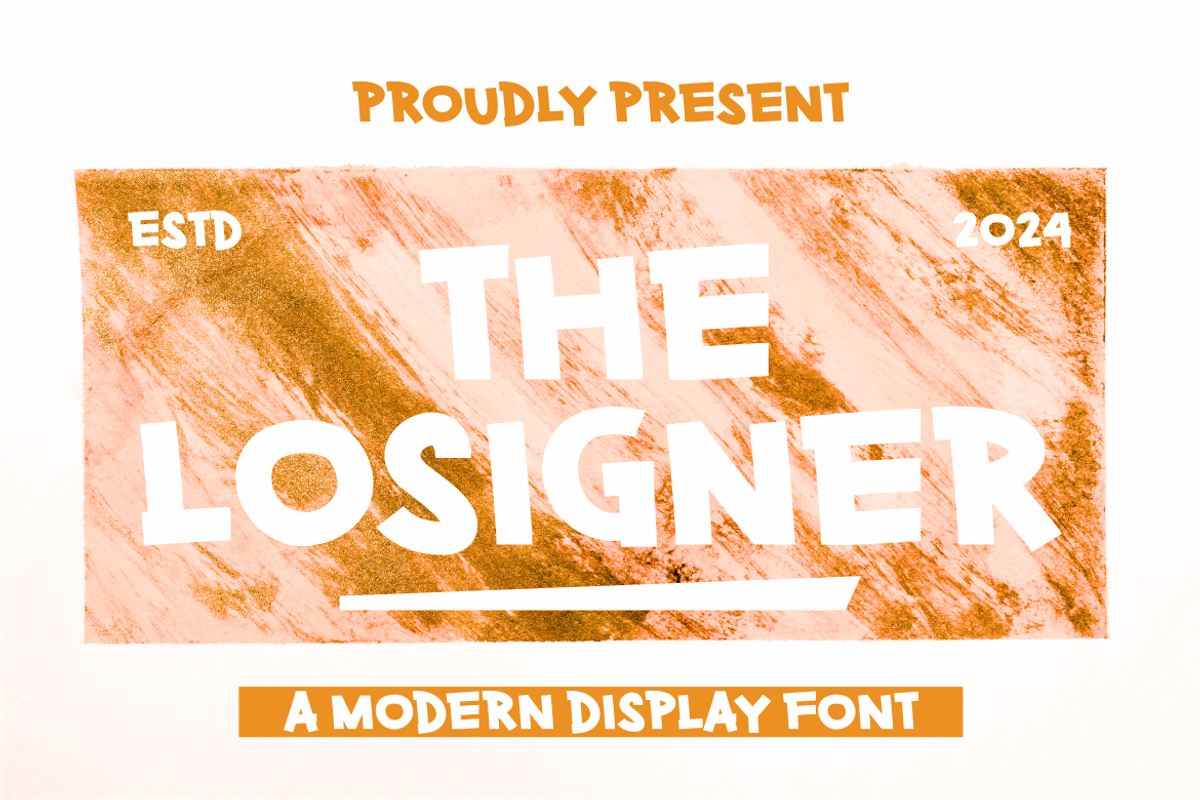 THE LOSIGNER, a Sans Serif Font by maxstrim_graphich
