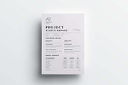 Project Status Report | Word & Indd, a Stationery Template by design_hut (Thumbnail 3 of 6)