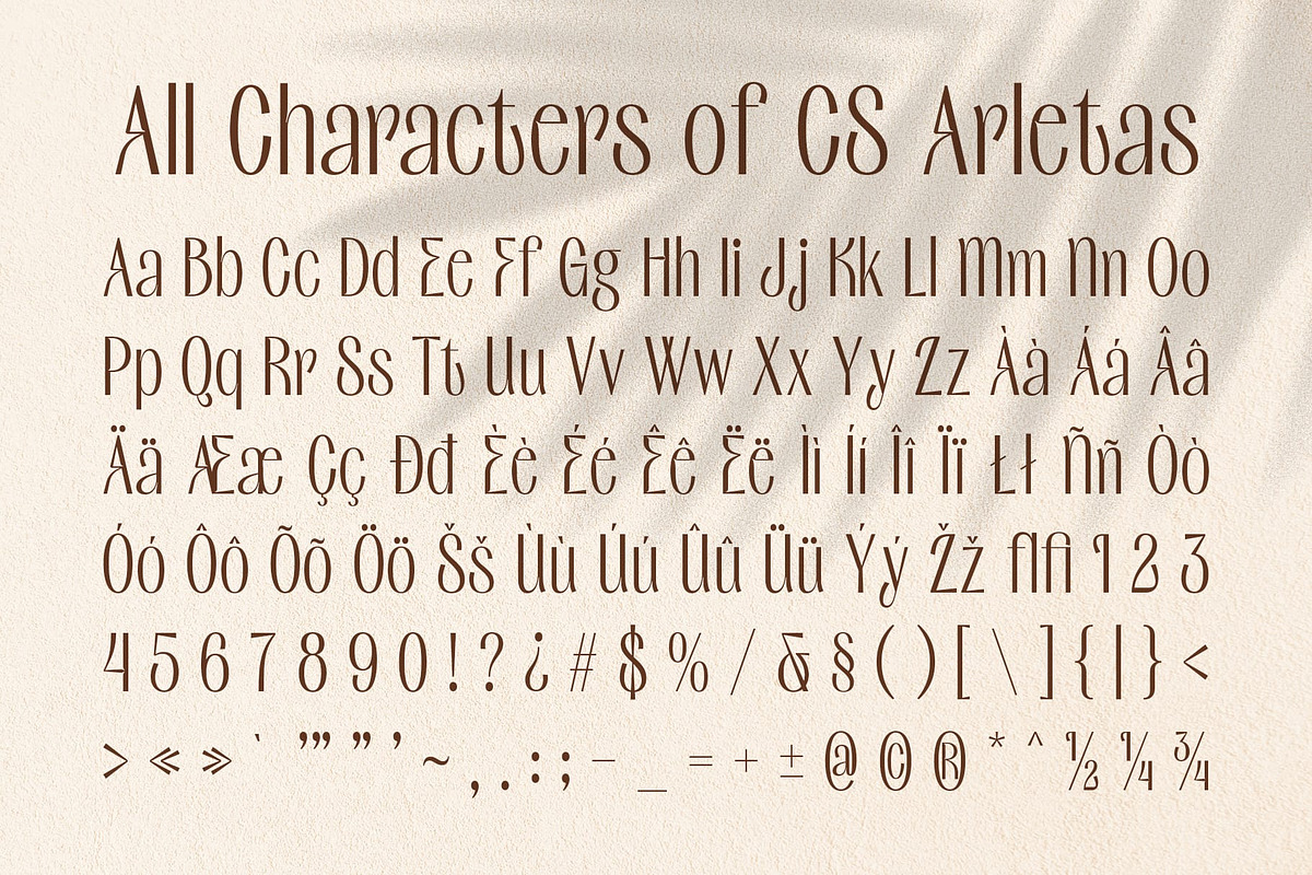 CS Arletas – Condensed Font, a Sans Serif Font by Craft Supply Co. (Photo 8 of 8)