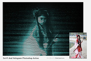 Sci-Fi And Hologram Photoshop Action preview 3