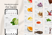 Food Ingredient Templates I Canva, a Social Media Template by The Social Stuff (Thumbnail 1 of 9)