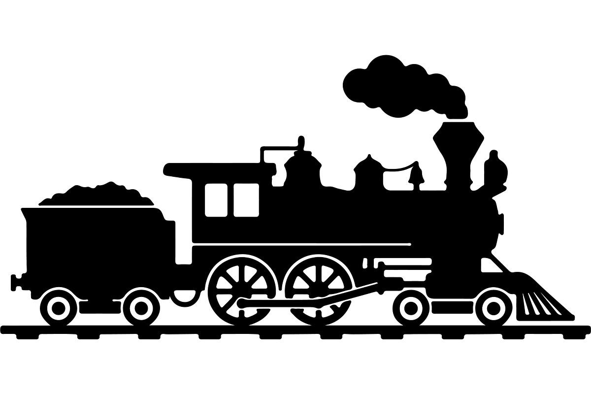 Steam locomotive and diesel train, a Transportation Illustration by jahid234 (Photo 5 of 13)