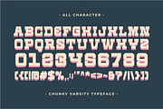 Chunky Varsity - Condensed Slab, a Slab Serif Font by Pian45 Studio (Thumbnail 6 of 8)