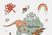 Animals World Map, an Animal Illustration by GooseFrol (Thumbnail 13 of 28)