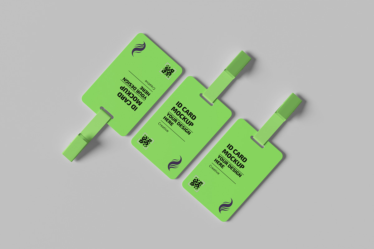 Id Card Mockup, a Merchandise Mockup by safrizalstudio (Photo 4 of 4)