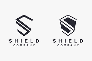 Letter S for shield logo, a Branding & Logo Template by DOMHOUZE