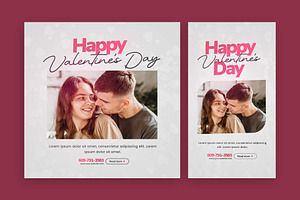 Valentine's Day Instagram Bundle, a Social Media Template by Saman Osama