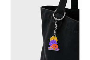 Metal Keychain Mockup