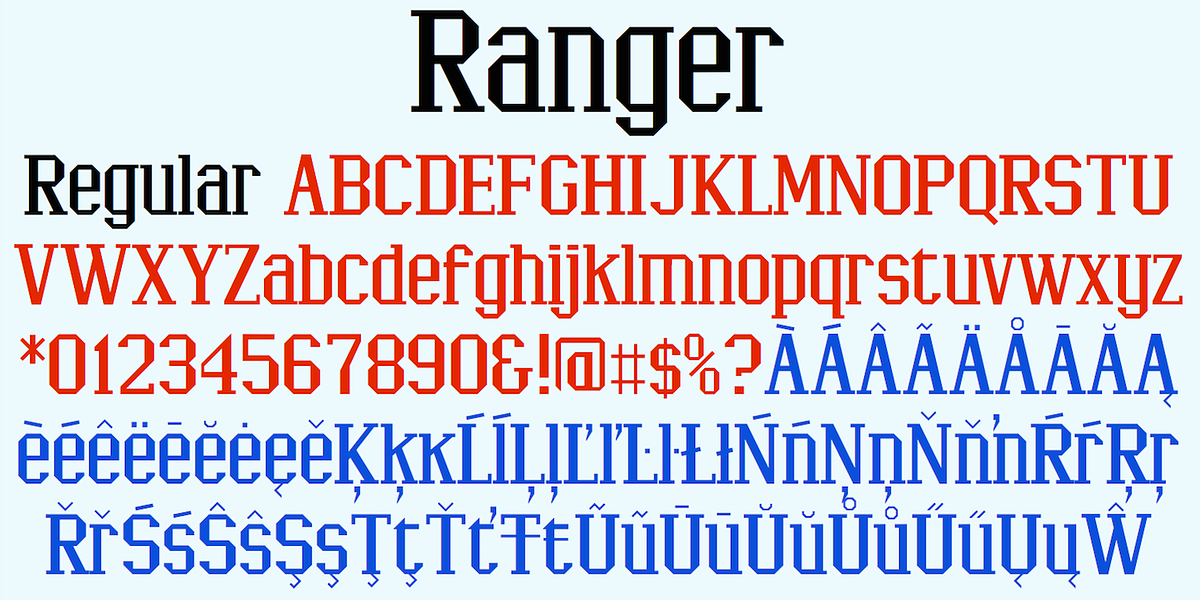 Ranger, a Slab Serif Font by Ingrimayne Type (Photo 2 of 7)