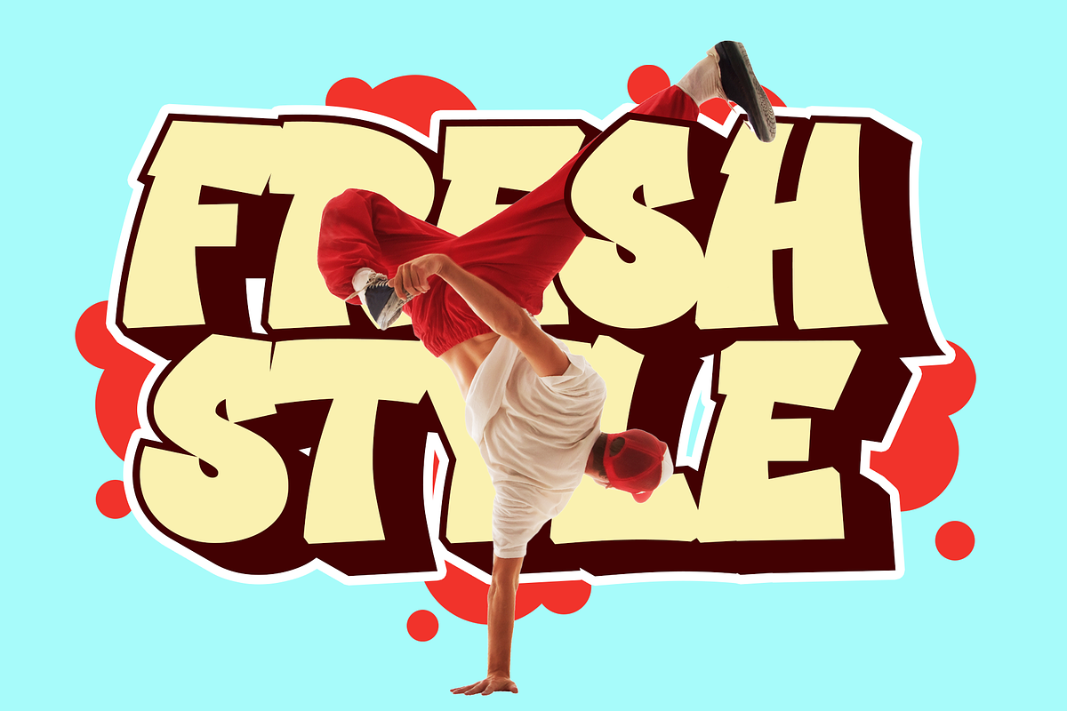Crysh Graffiti Typeface, a Handwritten Font by Fitrah Type (Photo 6 of 12)