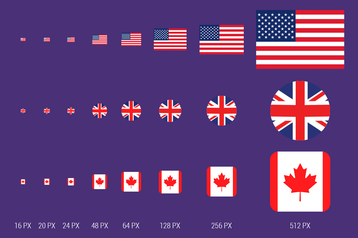 210 World Flags Vectors and Icons preview 2