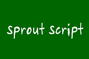 Sprout Script, a Handwritten Font by I'm Sprouticus! (Thumbnail 1 of 3)