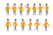 African American male Collection, an Illustration by VectorVision (Thumbnail 5 of 7)