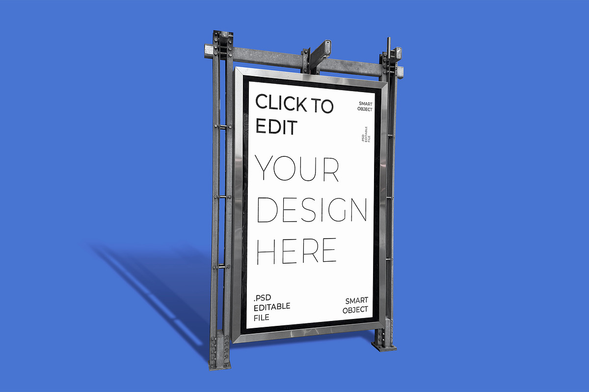 Poster Display Mockup, an Advertising Mockup by Voar Mockups
