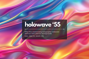 55 holographic iridescent background