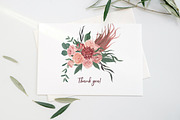 Burgundy Peonies & Blush Roses, an Illustration by Catch the Dream Art (Thumbnail 14 of 14)
