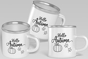 Hello Autumn Pumpkin Line Art, an Object Illustration by Ghagra (Thumbnail 4 of 7)