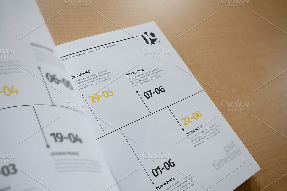 50 Page Full Proposal A4 / US Letter, a Stationery Template by Mastergfx (Photo 35 of 38)