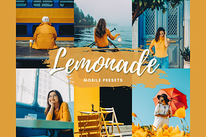 LEMONADE Mobile Lightroom Preset, an Action Add-On by 123PRESETS.COM