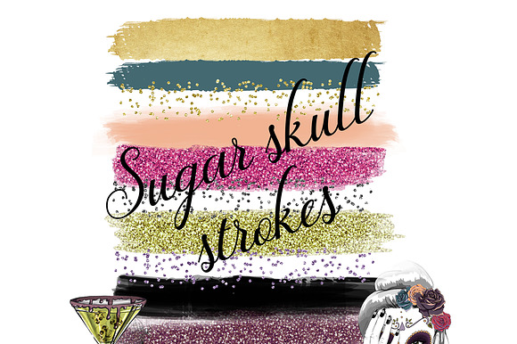 Halloween brush strokes. preview 6