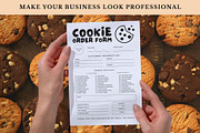 Cookie Order Form Editable Template, a Stationery Template by Anna Design Studio (Thumbnail 6 of 6)