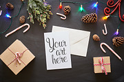 Candy Cane Lane Mockup Photo Bundle, a Print Template by Kudzu Camera (Thumbnail 2 of 5)