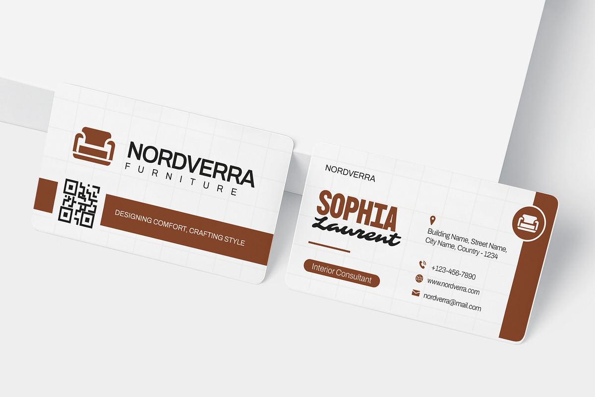Nordverra - Business Card, a Business Card Template by Esensifiksi.studio (Photo 3 of 3)