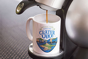 Crater Lake National Park Oregon Tee, an Illustration by Paul Lesser (Thumbnail 5 of 9)